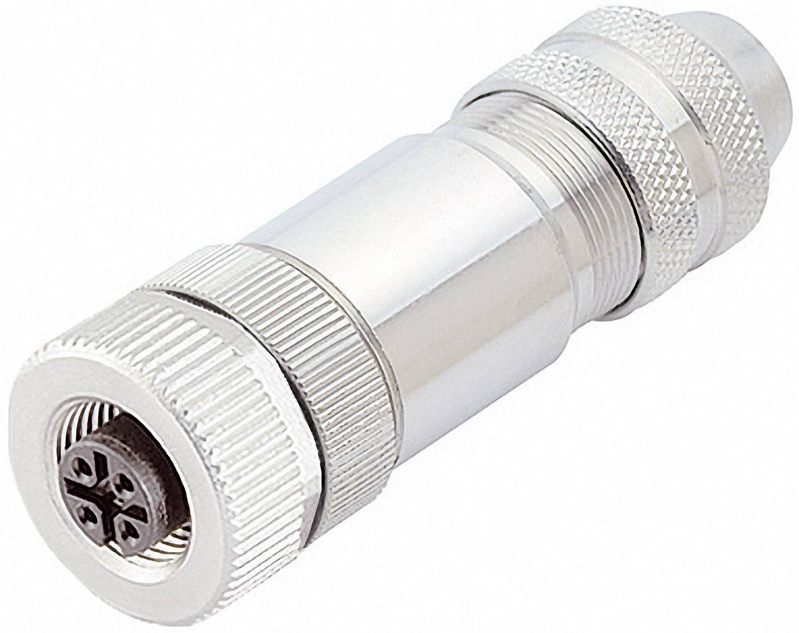 Binder 99 1492 812 12 Sensor-/Aktor-Steckverbinder, unkonfektioniert M12 Buchse, gerade Polzahl Sen