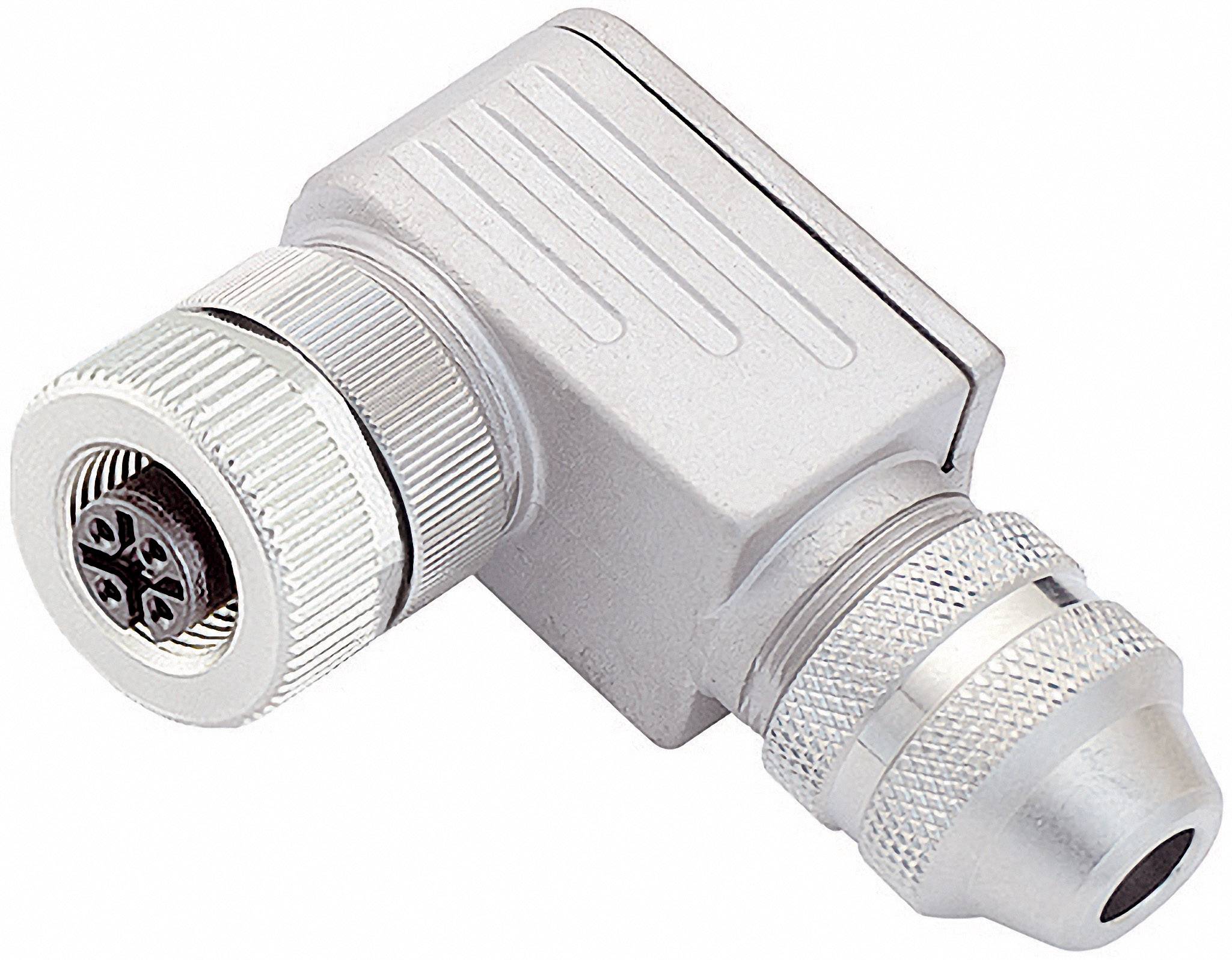 Binder 99 1492 822 12 Sensor-/Aktor-Steckverbinder, unkonfektioniert M12 Buchse, gewinkelt Polzahl