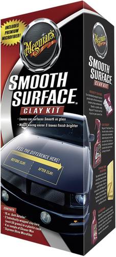 Meguiars Smooth Surface Clay Kit G1016 Autopflegeset 1 Set
