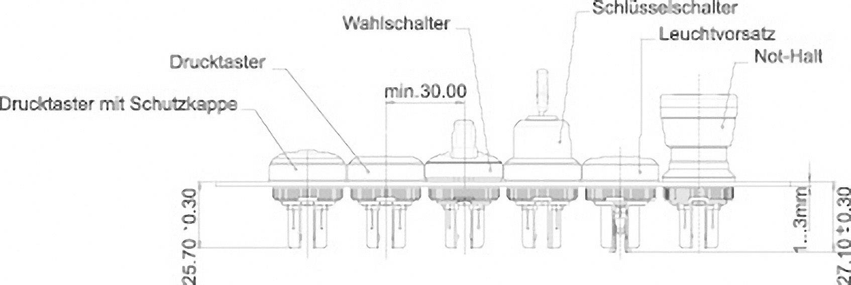 RAFI 22FS+ 5.05.511.747/0500 LED-Element Grün 12 V/DC 1 St.
