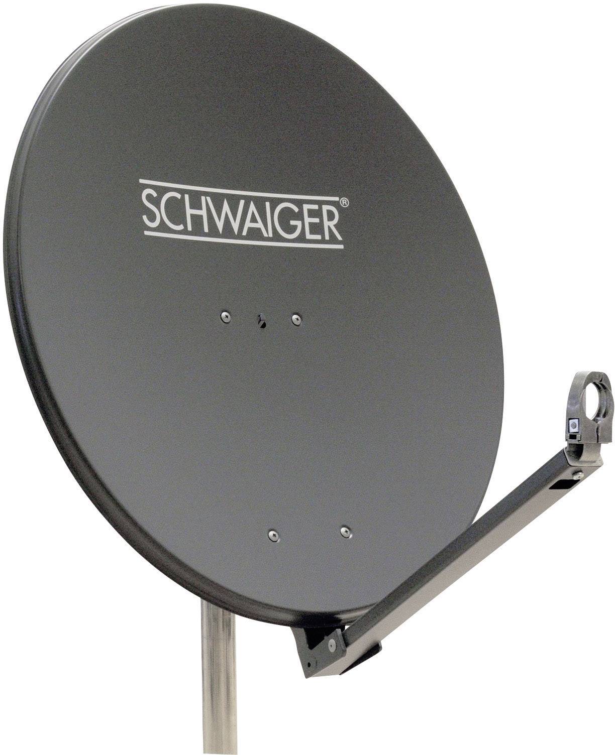 Schwaiger SPI710.1 SAT Antenne 75 cm Reflektormaterial: Aluminium Anthrazit