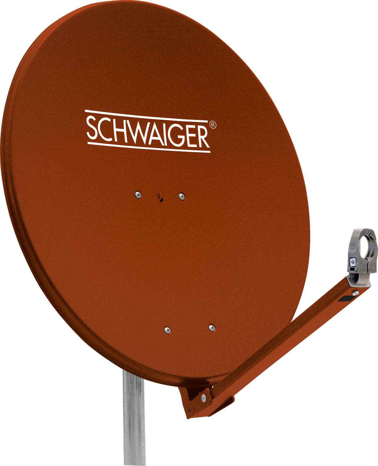 Schwaiger SPI710.2 SAT Antenne 75 cm Reflektormaterial: Aluminium Ziegel-Rot
