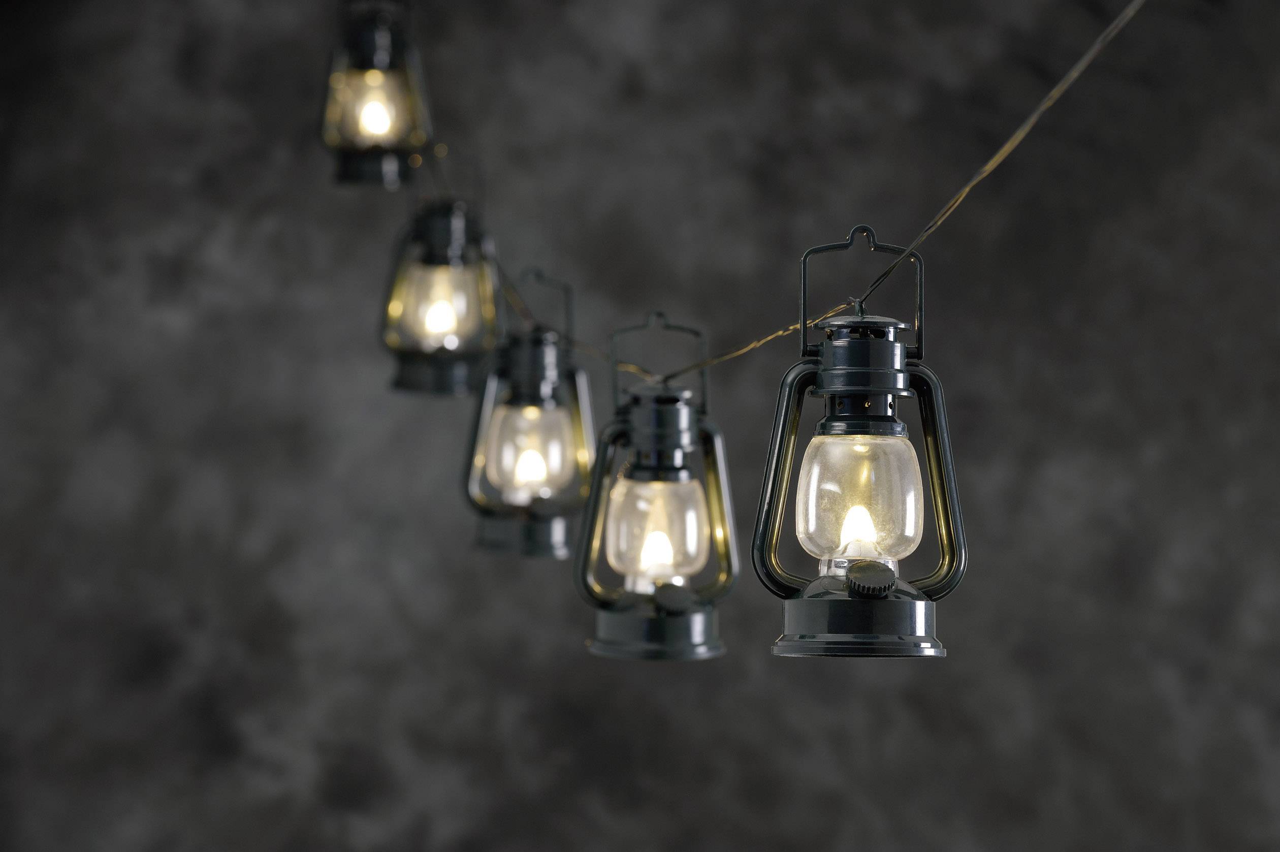 Konstsmide 4128-900 Motiv-Lichterkette Außen netzbetrieben Anzahl Leuchtmittel 8 LED Warmweiß Beleuchtete Länge: 7m