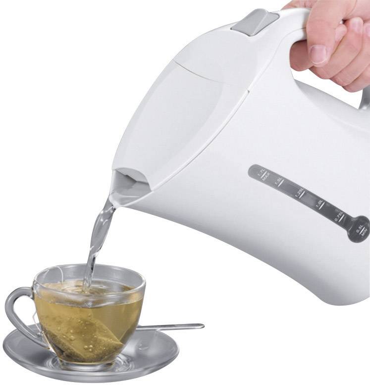 Severin WK 3482 Wasserkocher schnurlos Weiß