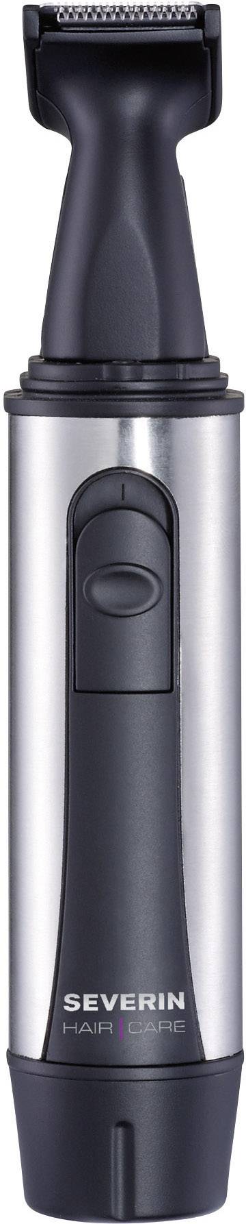 Severin HS 0781 Ohr-, Nasenhaartrimmer Edelstahl, Schwarz