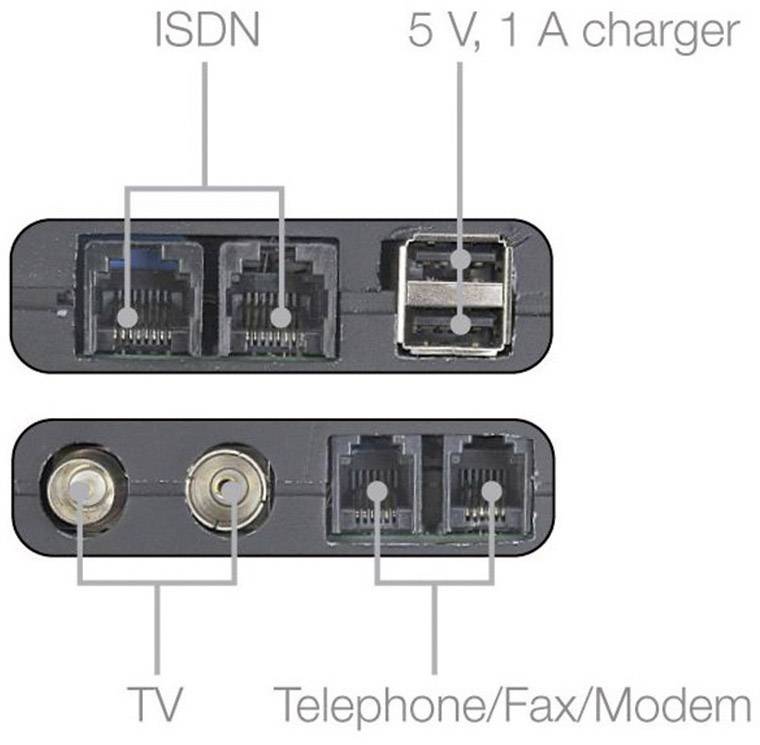 Gembird EG-SP5-TNCU6B-RM Überspannungsschutz-Steckdosenleiste 5fach Schwarz Schutzkontakt 1St.