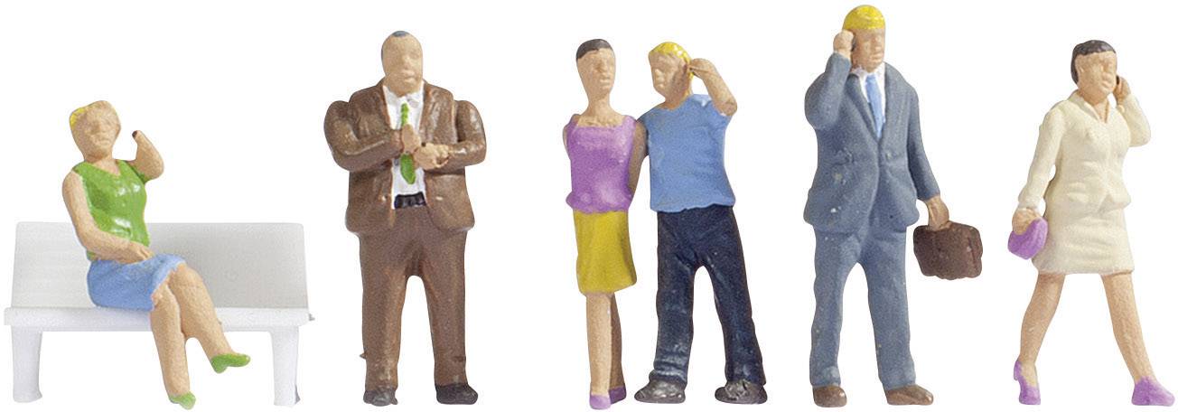 NOCH H0 15574 Bemalt, Stehend, Sitzend