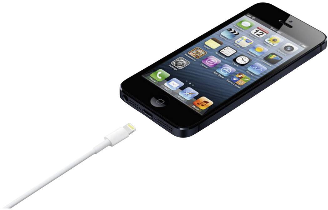 Apple USB-Kabel USB 2.0 USB-A Stecker, Apple Lightning Stecker 0.50 m Weiß ME291ZM/A