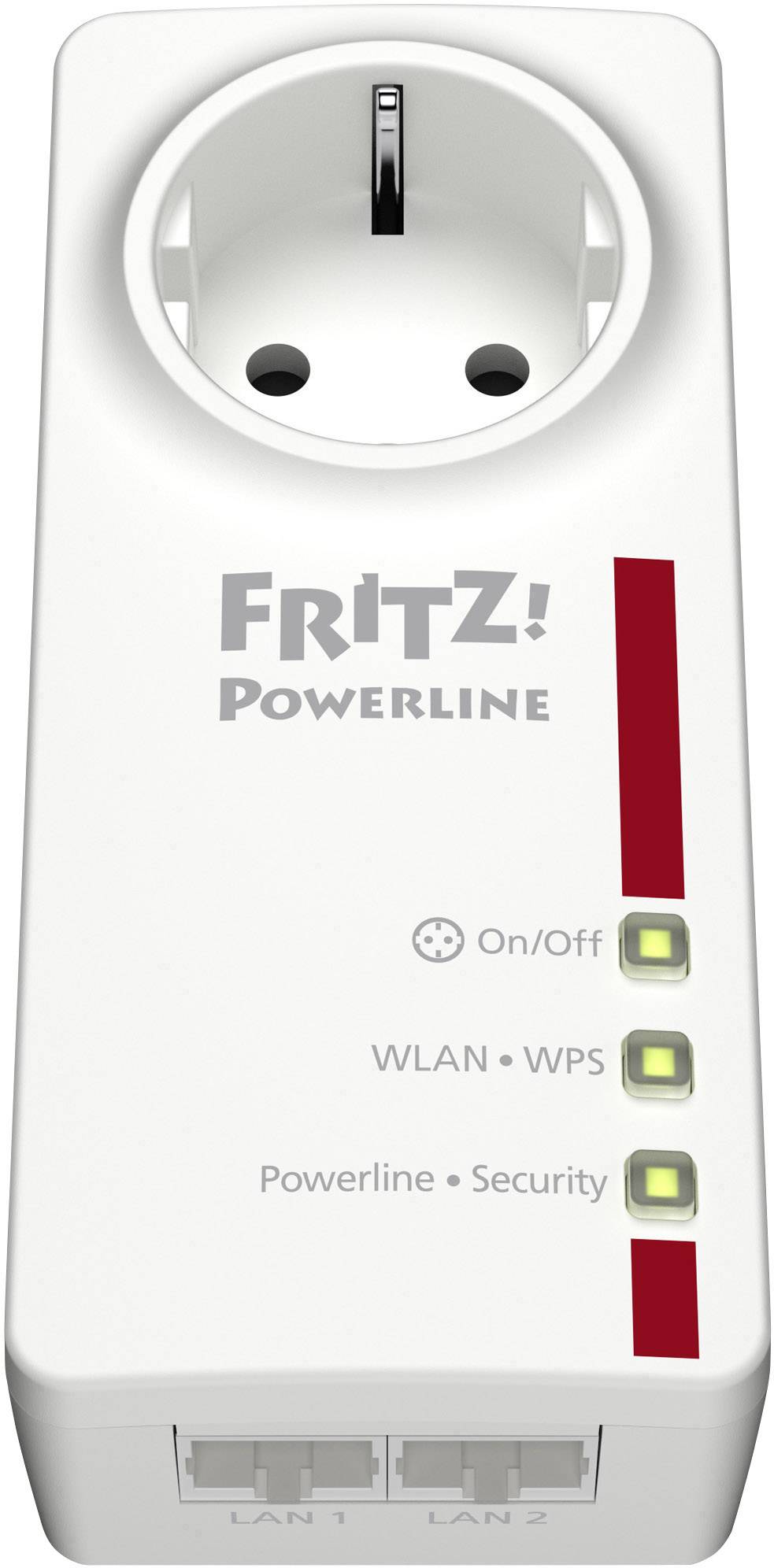 Fritz! FRITZ! Powerline 546E Powerline WLAN Einzel Adapter 500 MBit/s