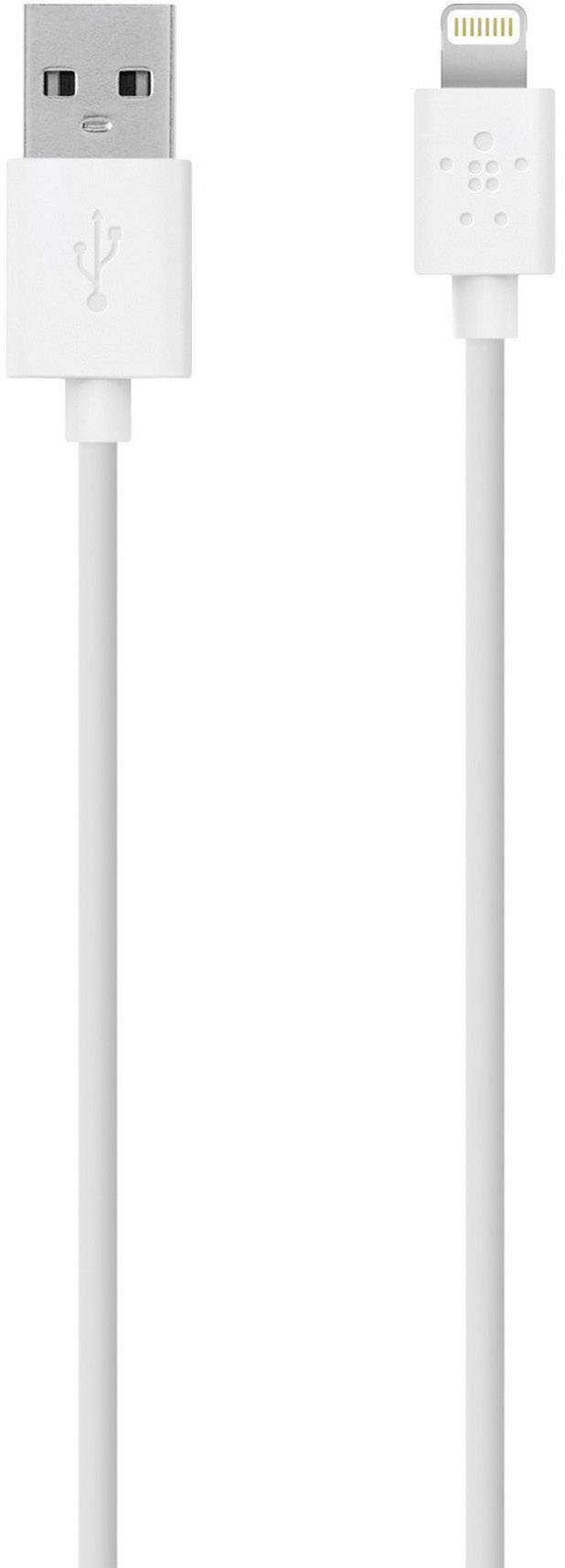 Belkin iPad/iPhone/iPod Datenkabel/Ladekabel [1x USB 2.0 Stecker A - 1x Apple Lightning-Stecker] 1.