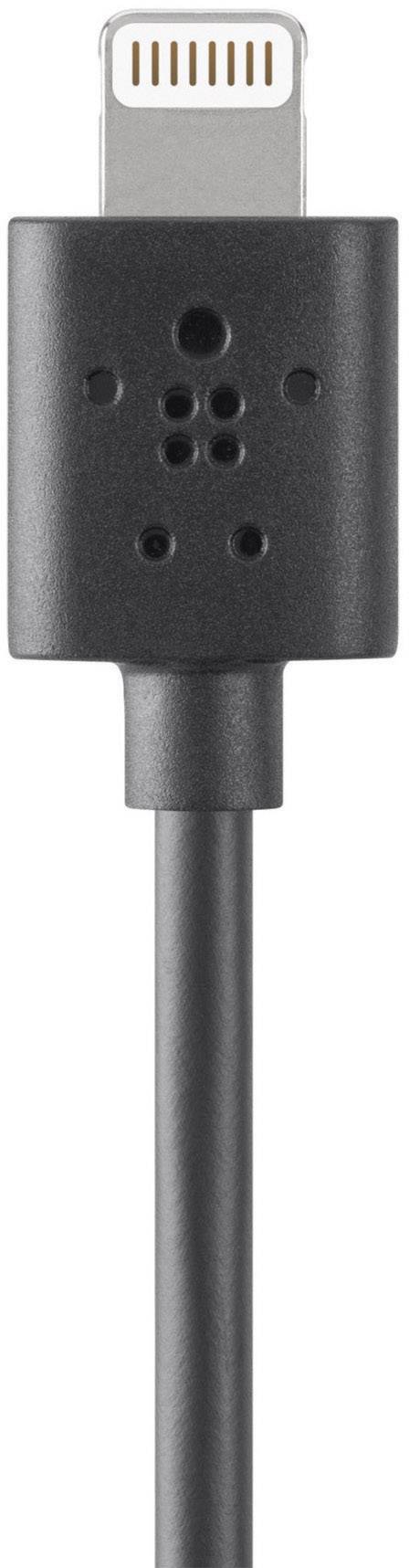 Belkin Apple iPad/iPhone/iPod Anschlusskabel [1x USB 2.0 Stecker A - 1x Apple Lightning-Stecker] 15.00 cm Schwarz