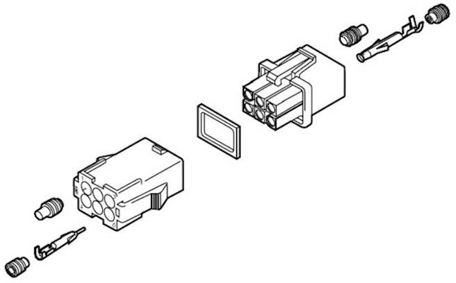 TE Connectivity Crimpkontakt Mini-Universal-MATE-N-LOK Polzahl Gesamt 1 770988-1