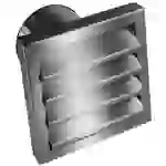 Wallair N31845 Ablufthaube mit Rückstauklappe Edelstahl Passend für Rohr-Durchmesser: 10cm Wallair N31845 Ablufthaube mit Rückstauklappe Edelstahl Passend für Rohr-Durchmesser: 10cm