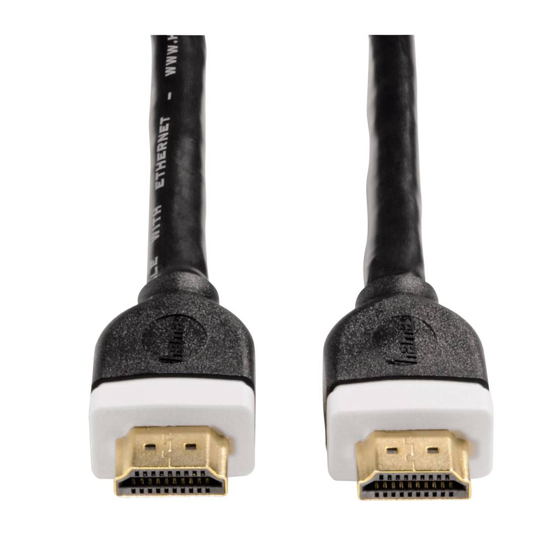 Hama HDMI Anschlusskabel HDMI-A Stecker, HDMI-A Stecker 3.00m Schwarz 00039666 Audio Return Channel, vergoldete Steckkontakte