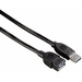 Hama USB-Kabel USB 3.2 Gen1 (USB 3.0 / USB 3.1 Gen1) USB-A Stecker, USB-A Buchse 3.00m Schwarz vergoldete Steckkontakte 00054506
