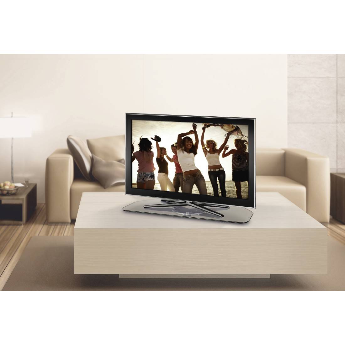 Hama Glas, 800 mm Monitor-Drehteller Transparent