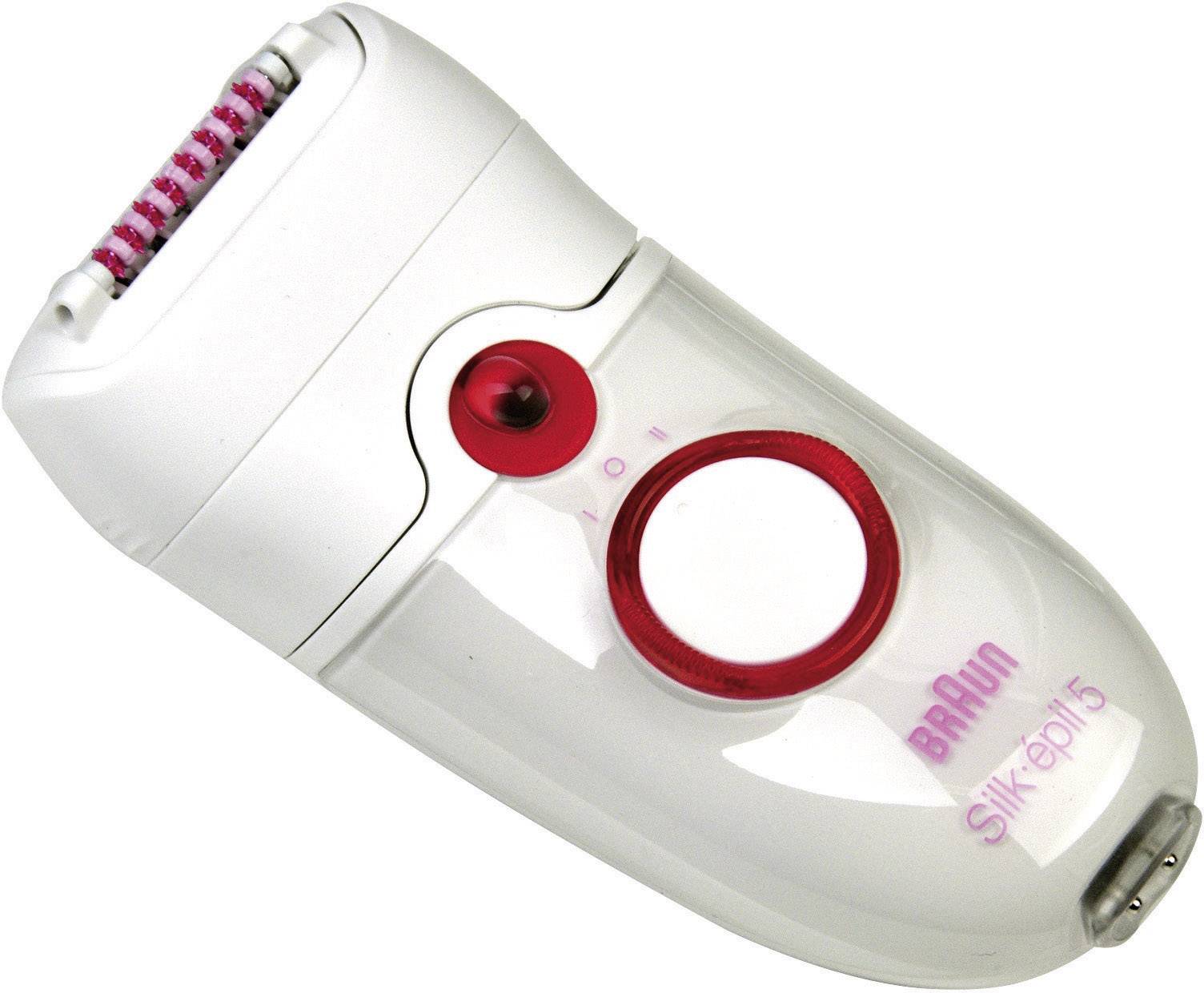Braun Silk-épil 5280 Legs & Body Epilierer Weiß, Pink