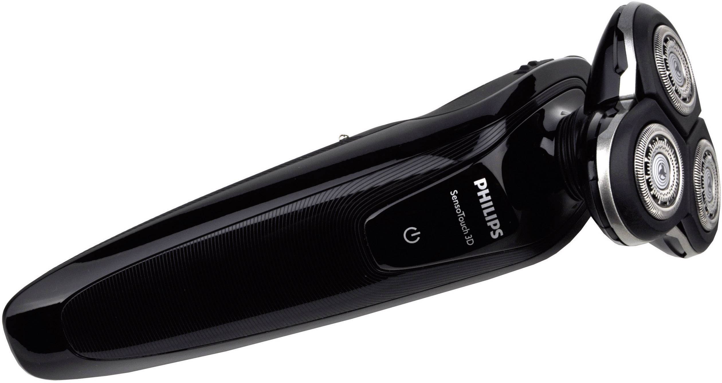 Philips Bodycare RQ 1250/21 Senso Touch 3D Rotationsrasierer Schwarz, Silber