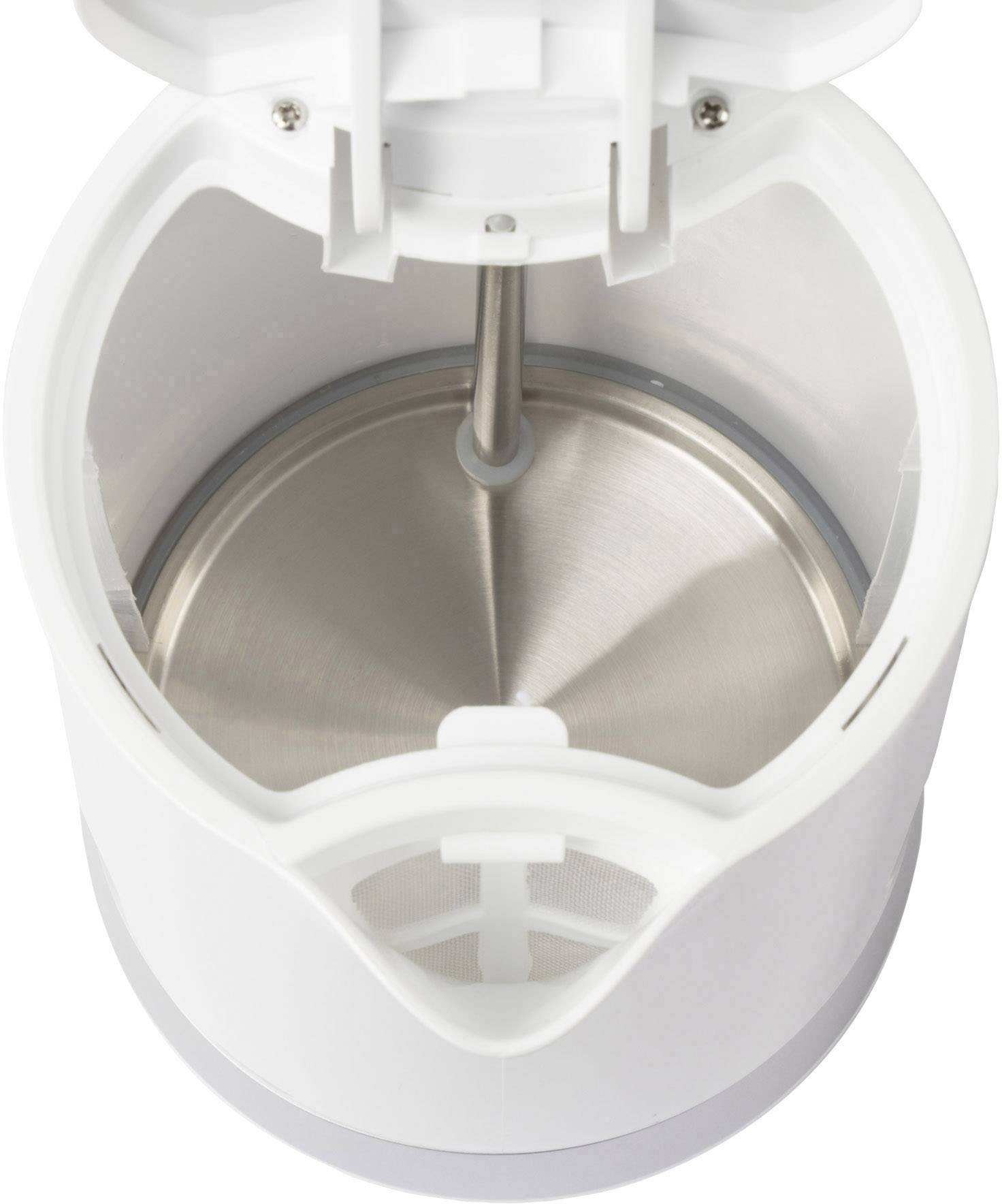 Clatronic WK 3452 Wasserkocher Weiß Fassungsvermögen: 1.8l