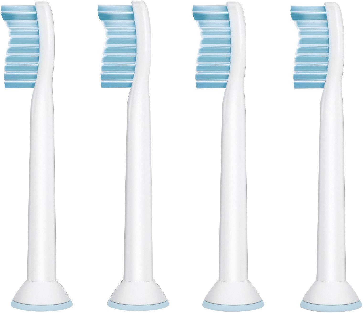 Philips Sonicare HX6054 Sensitive Aufsteckbürsten für elektrische Zahnbürste 4 St. Weiß