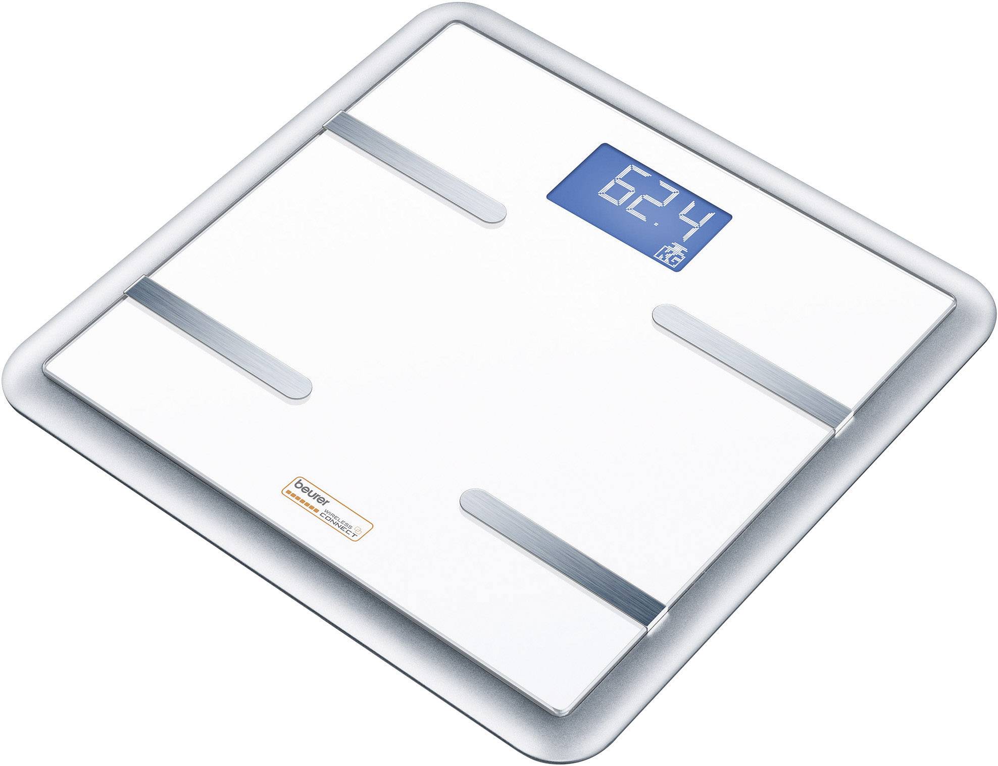 Beurer Connect Onpack Personenwaage Wägebereich (max.)=150 kg Weiß