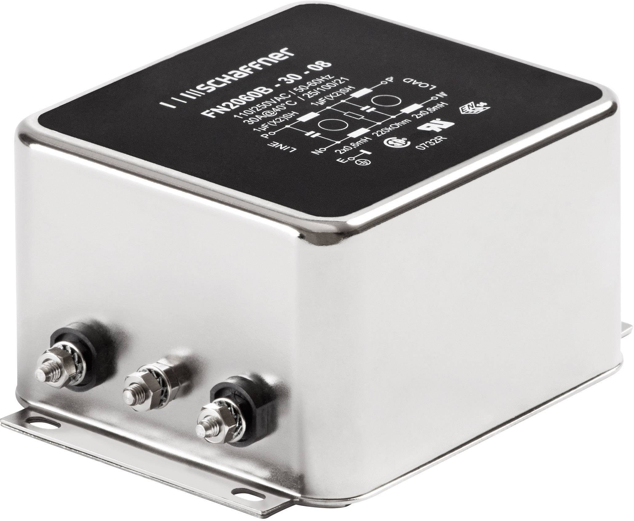 Schaffner FN 2060-3-06 FN 2060-3-06 Entstörfilter 250 V/AC 3 A 2.5 mH (B x H) 71 mm x 46.6 mm 1 St.