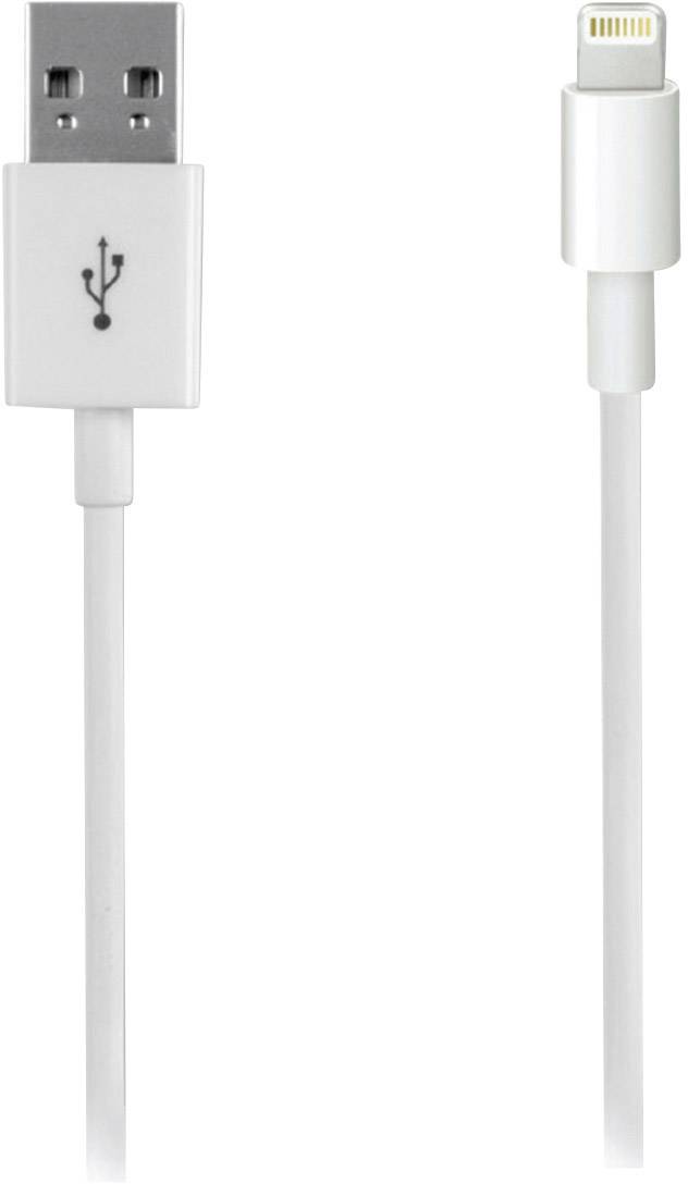 Vivanco USB-Kabel 1.00 m Weiß 33772