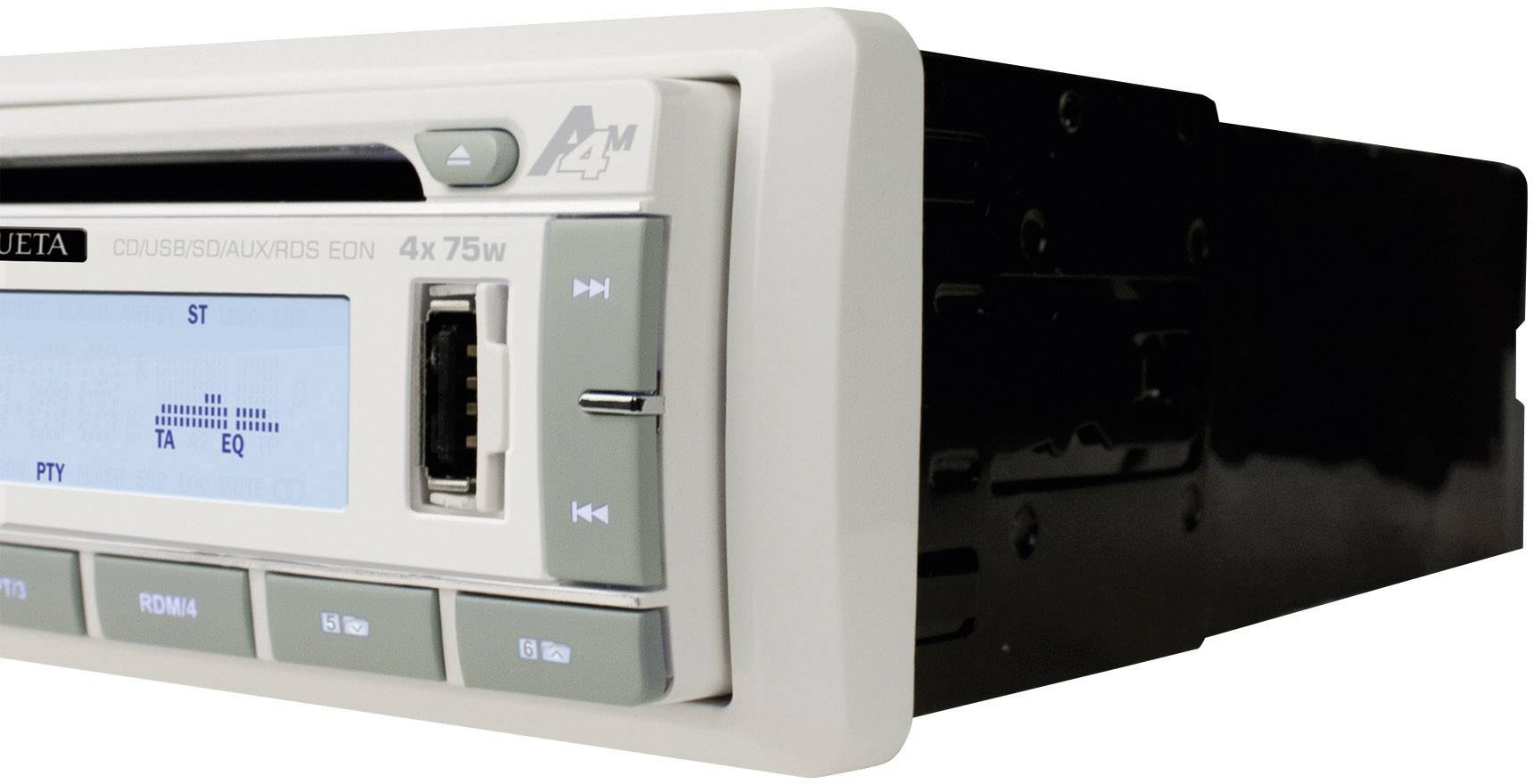 Mueta A4M Marine Autoradio Spritzwassergeschützt