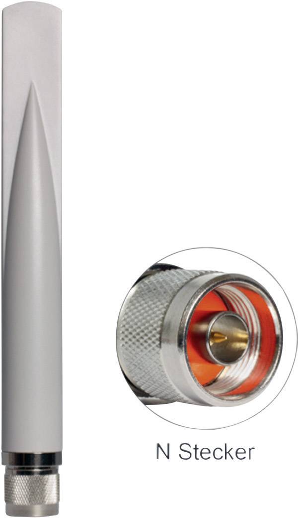 Delock 88452 88452 WLAN Stab-Antenne 2.5 dB 2.4 GHz
