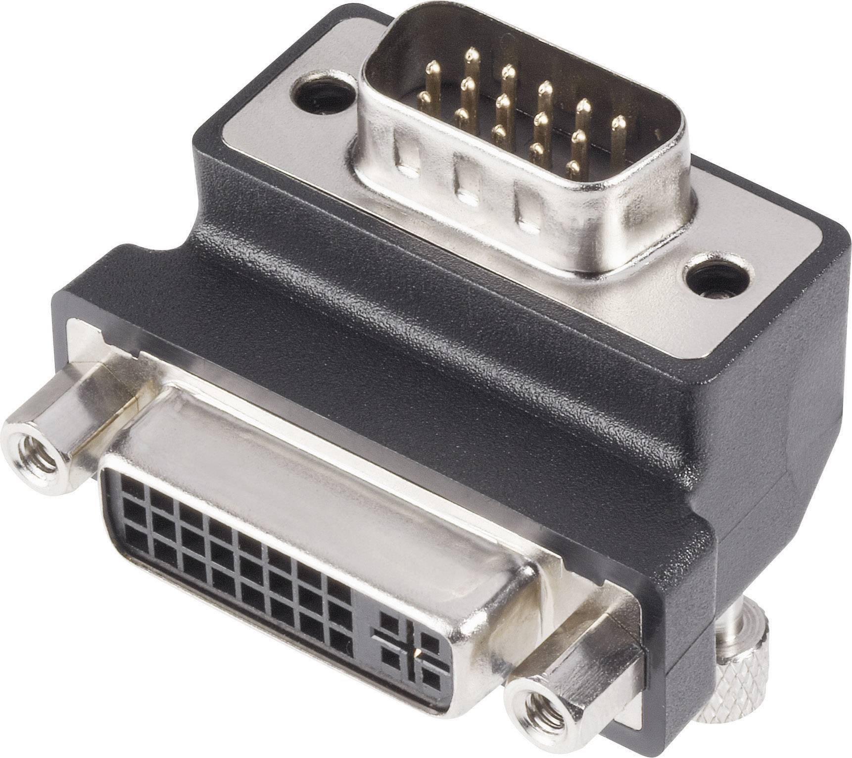 Delock 1937074 DVI / VGA Adapter [1x DVI-Buchse 24+5pol. - 1x VGA-Stecker] Schwarz
