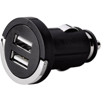 Hama Mini CLA 2.1 12063 USB-Ladegerät KFZ Ausgangsstrom (max.) 2100 mA 2 x USB Hama Mini CLA 2.1 12063 USB-Ladegerät KFZ Ausgangsstrom (max.) 2100 mA 2 x USB