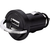 Hama Mini CLA 2.1 12063 USB-Ladegerät KFZ Ausgangsstrom (max.) 2100 mA 2 x USB Hama Mini CLA 2.1 12063 USB-Ladegerät KFZ Ausgangsstrom (max.) 2100 mA 2 x USB