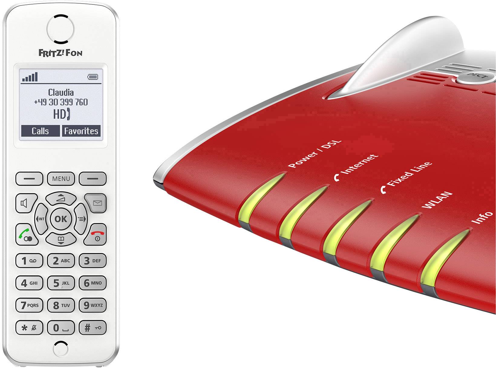 FRITZ! FRITZ!Fon M2 International DECT Mobilteil Weiß