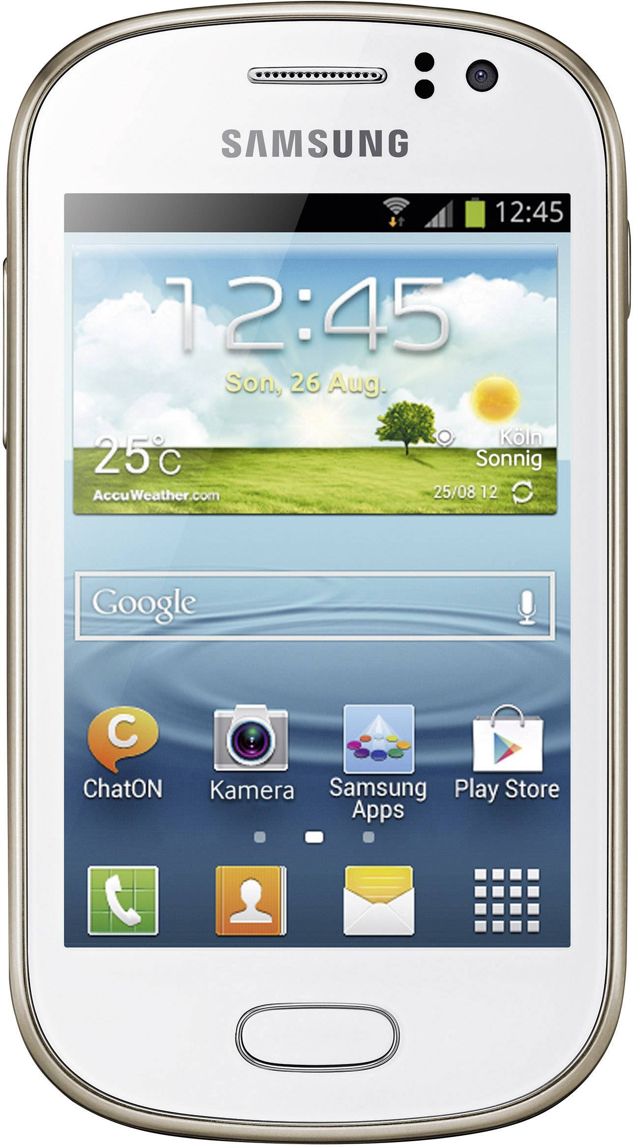 Samsung 4 GB Weiß 8.9 cm (3.5 Zoll) Smartphone