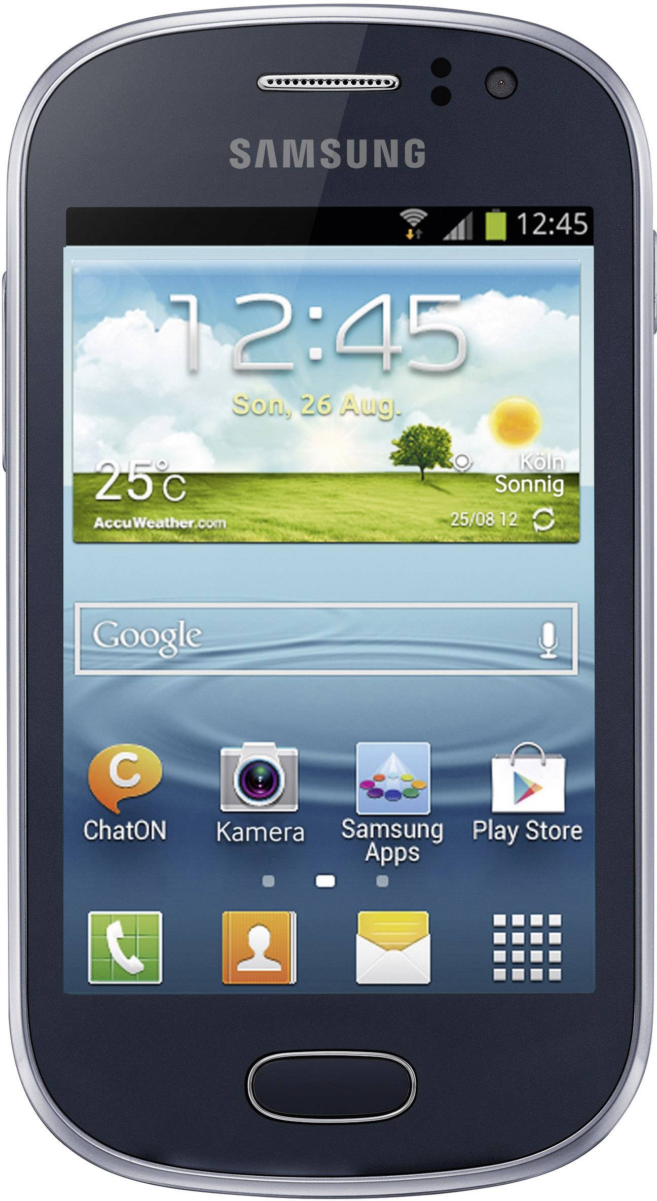 Samsung Galaxy Fame Smartphone 4 GB 8.9 cm (3.5 Zoll) Blau Android™ 4.1