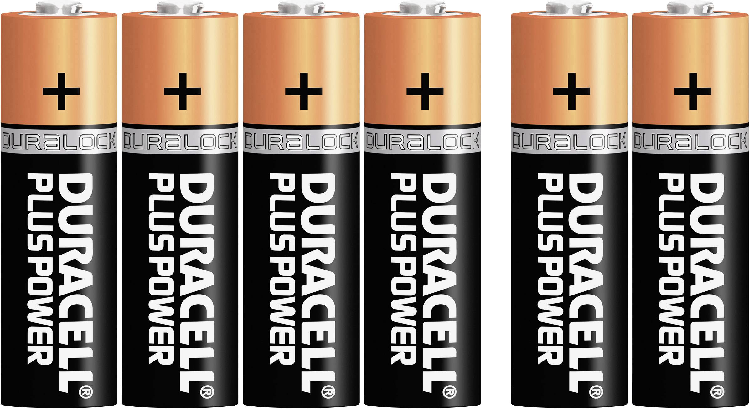 Duracell Plus 4+2 LR06 Mignon (AA)-Batterie 1.5 V 6 St.
