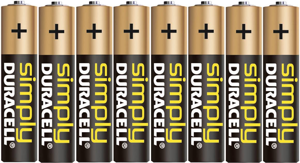 Batterie Simply AAA Micro 8 Stück
