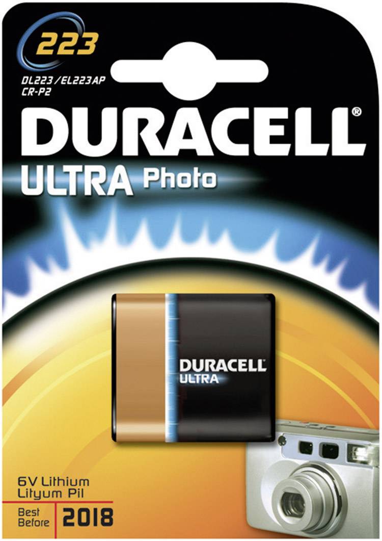 Duracell CRP2 Fotobatterie CR-P 2 Lithium 1400 mAh 6 V 1 St.