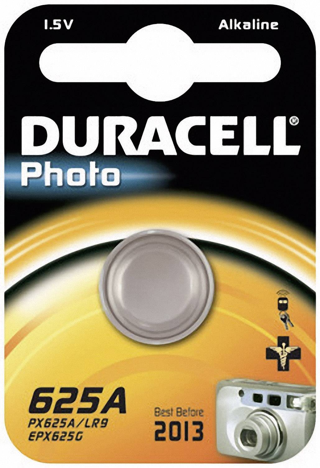 Duracell Knopfzelle LR 9 1.5 V 1 St. 190 mAh Alkali-Mangan Photo AG625