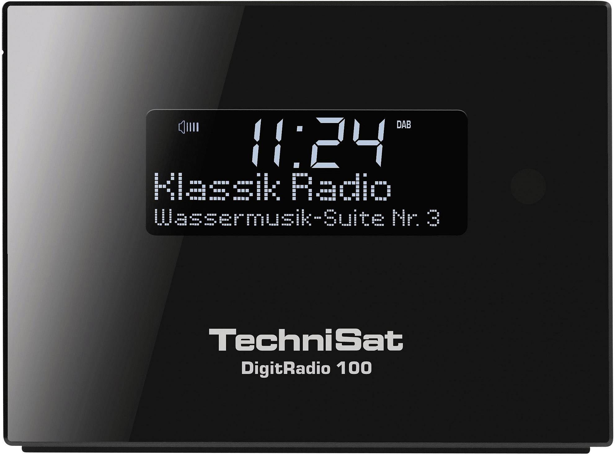 TechniSat DigitRadio 100 Radio-Adapter DAB+, UKW Bluetooth® Schwarz