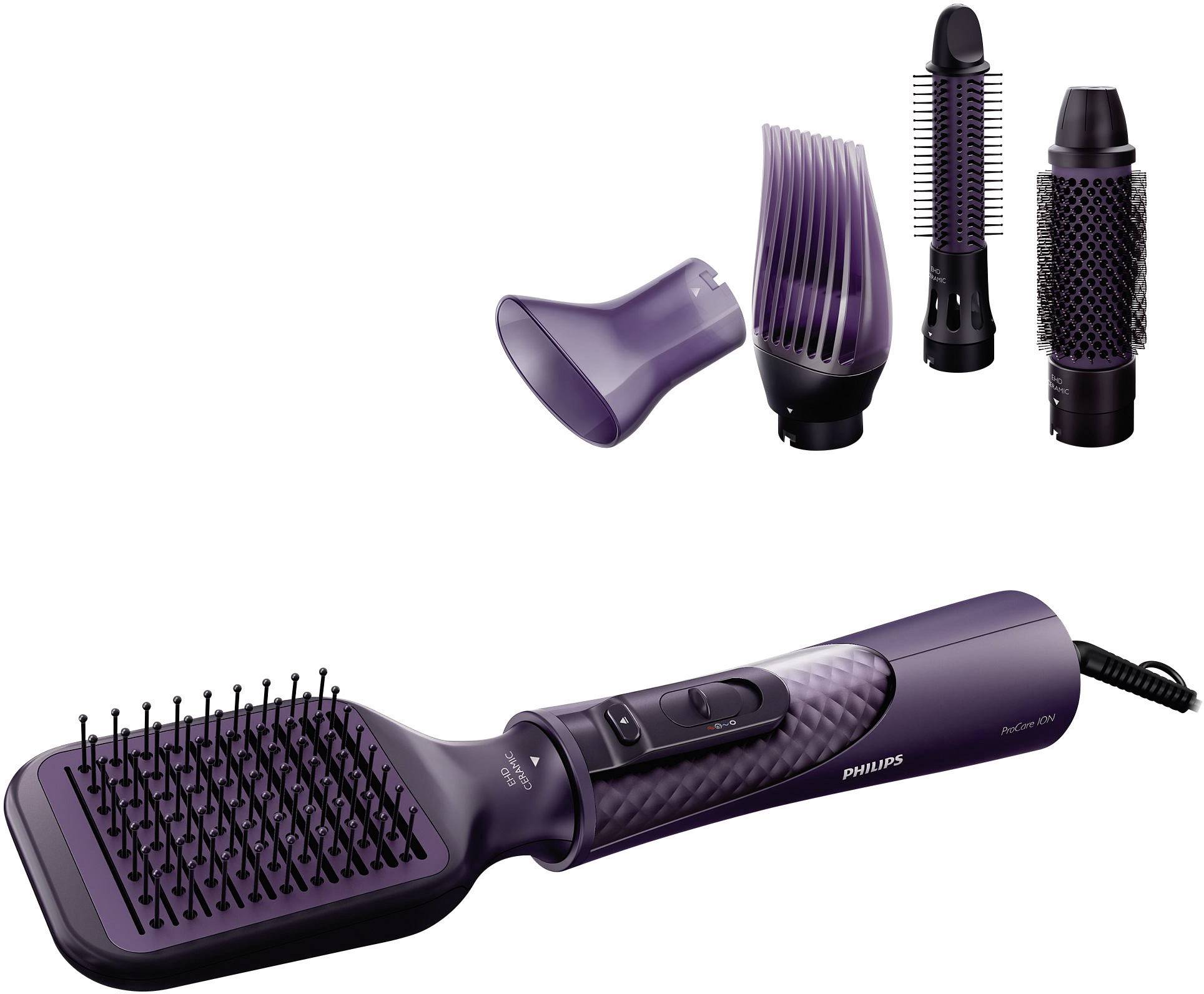 Philips HP8656/00 AirStyler ProCare Haarbürste Lila mit Ionisierung