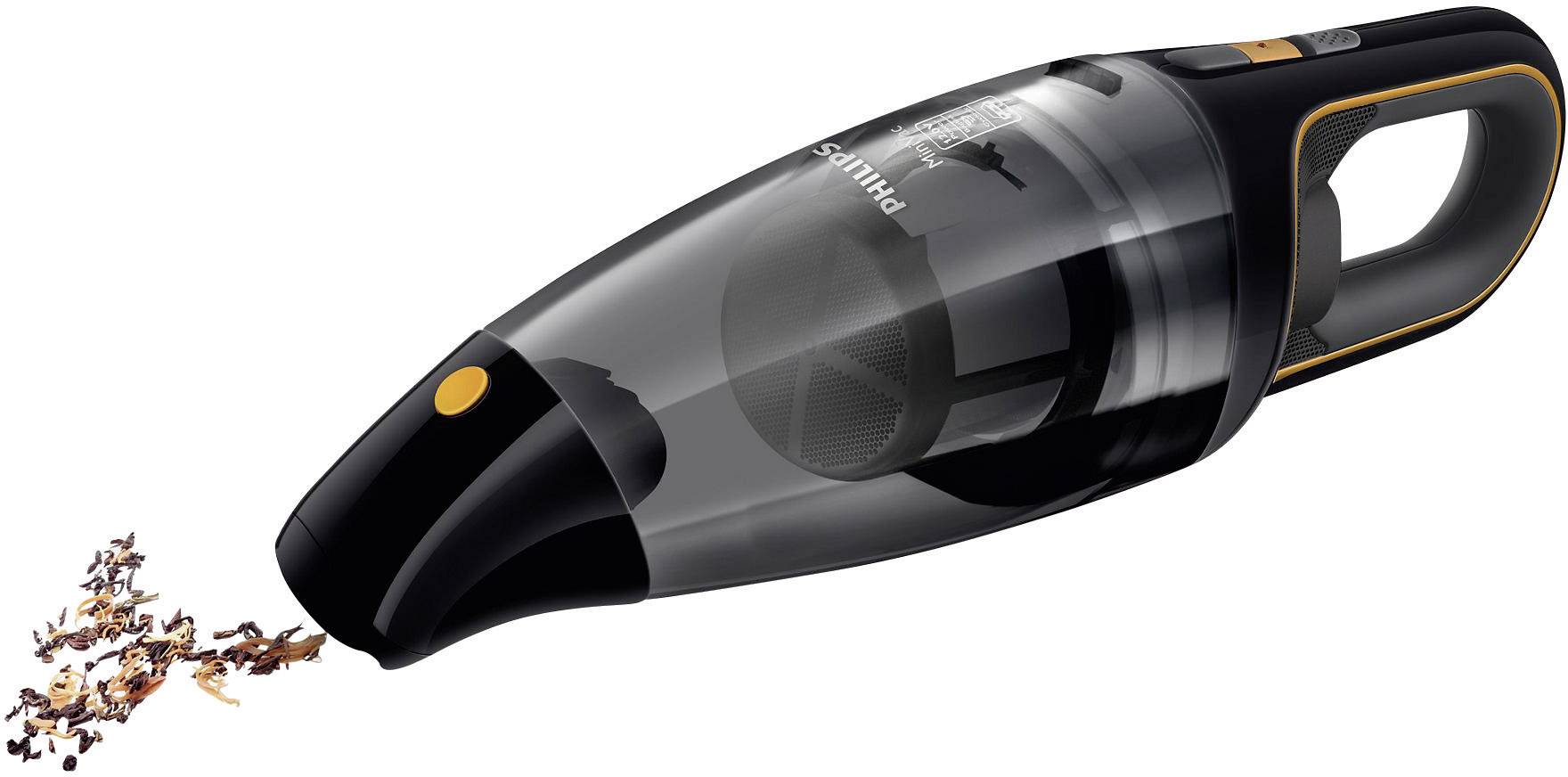 Philips FC6149/01 MiniVac AkkuHandstaubsauger 12V TiefSchwarz