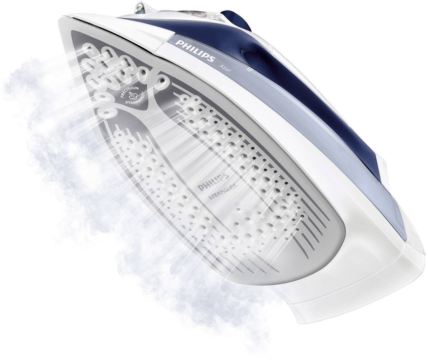 Philips Home GC4410/22 Azur Dampfbügeleisen Weiß, Dunkelblau 2400 W