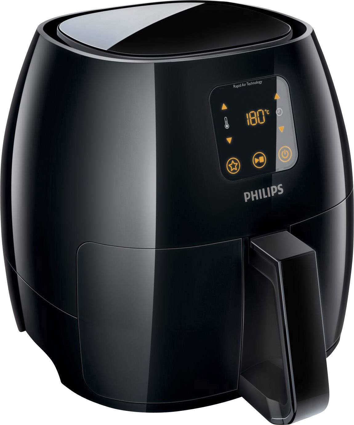 Philips Home Airfryer XL HD9240/90 Heißluft-Fritteuse 3 l 2100 W mit manueller Temperatureinstellung, Timerfunktion Schwarz
