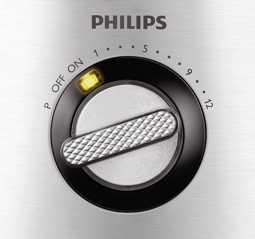 Philips Home HR7778/00 Küchenmaschine 1300 W Edelstahl, Schwarz