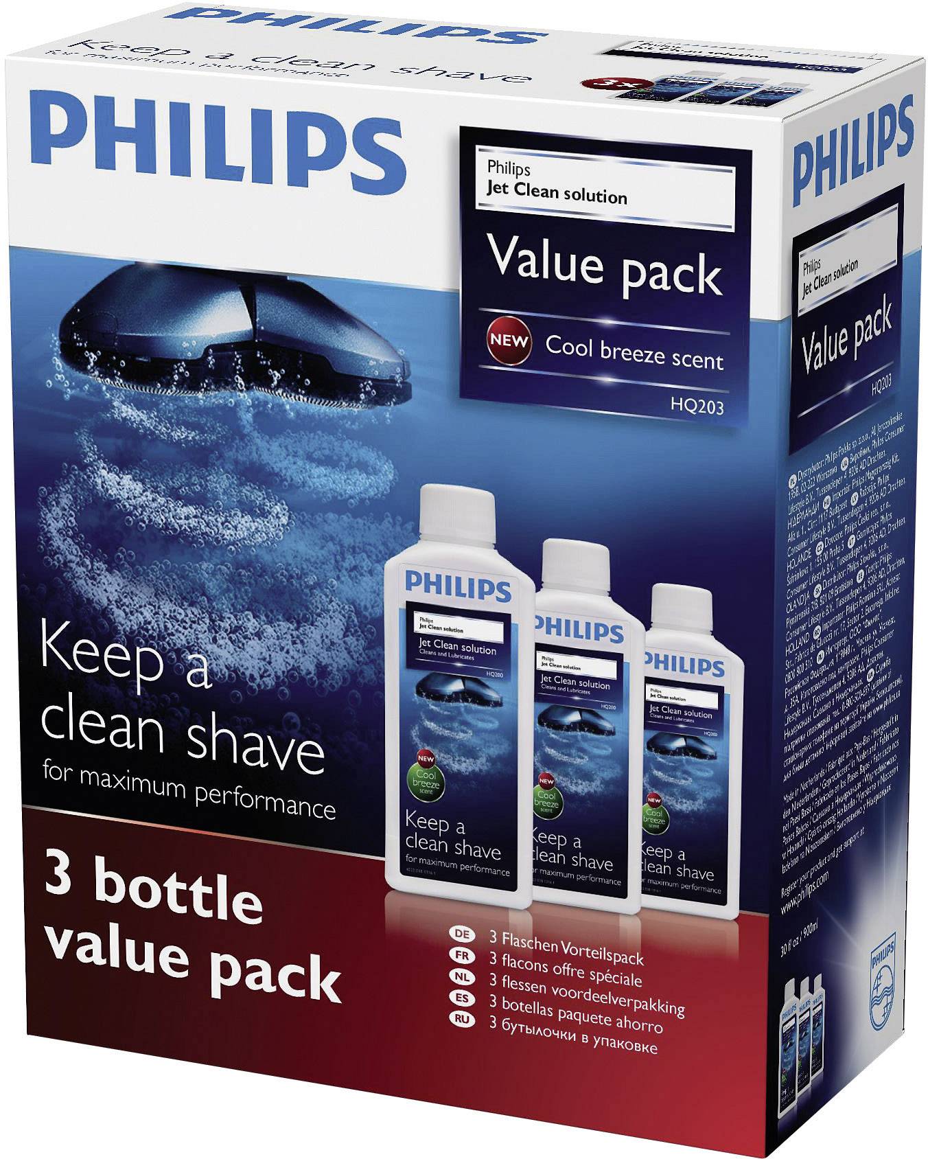 Philips HQ203/50 Reinigungsflüssigkeit Klar 900 ml