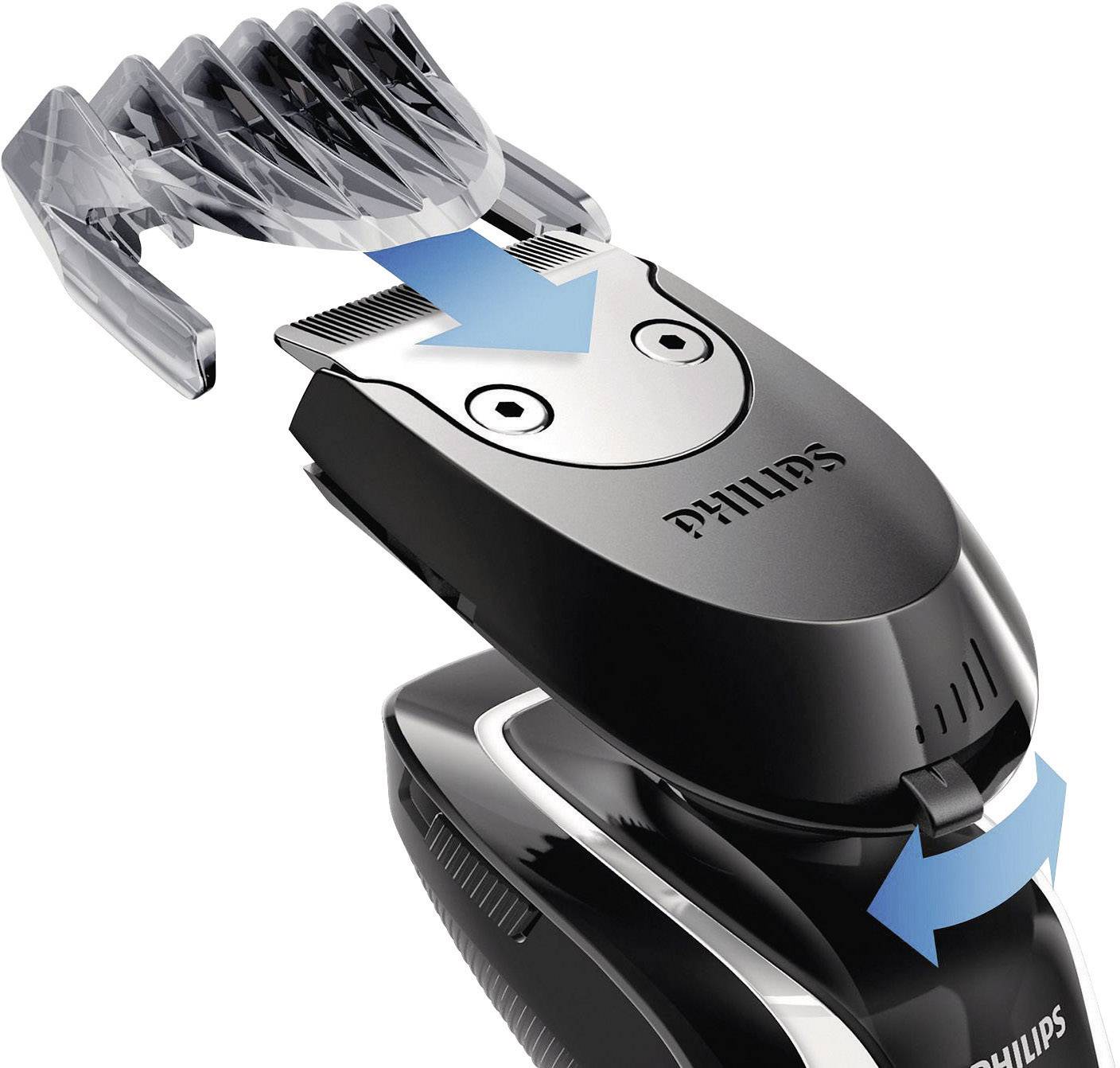 Philips RQ111/50 Click on Styler Bartschneider Schwarz