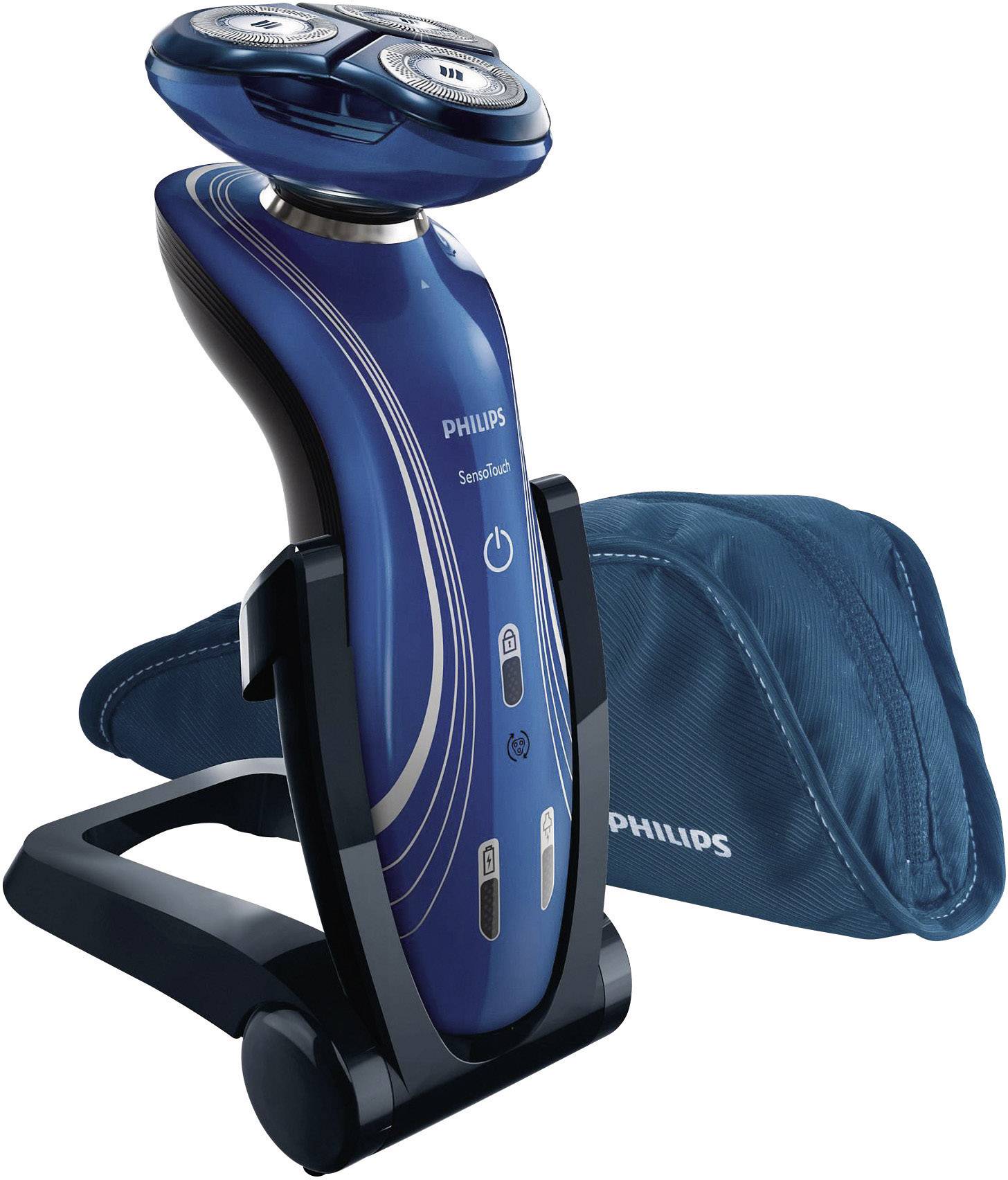 Philips Bodycare SensoTouch 2D RQ1155/16 Rotationsrasierer Blau, Schwarz