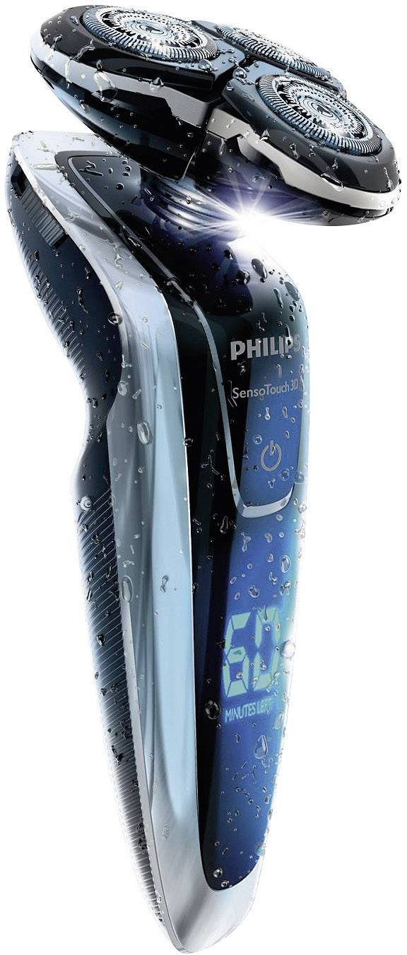 Philips Bodycare SensoTouch 3D RQ1285/21 Rotationsrasierer Schwarz