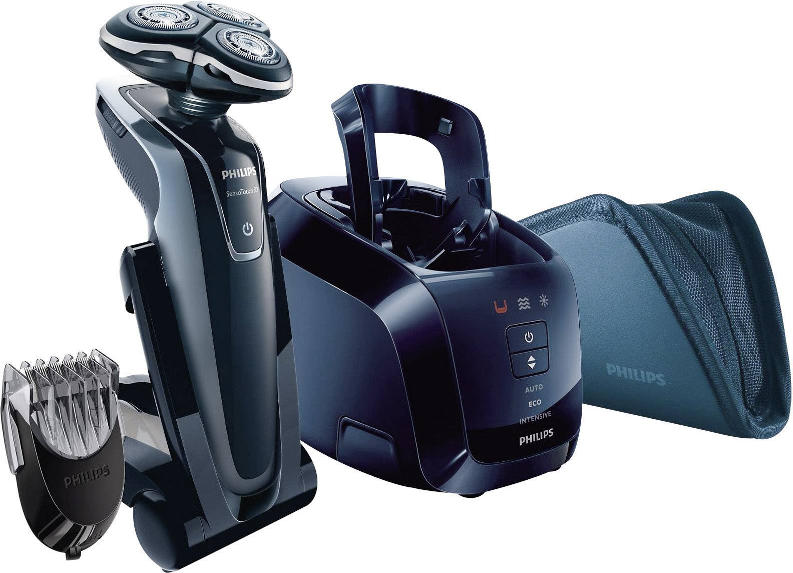 Philips Bodycare SensoTouch 3D RQ1285/21 Rotationsrasierer Schwarz